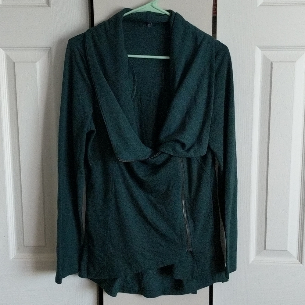 Zipper Knit Cardigan